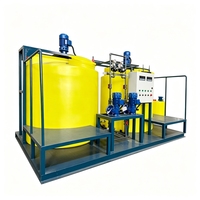 Système de dosage automatique personnalisable pour l'ajustement d'acides/alcalis/PAC/PAM/PH avec pompe et moteur, garantie 1 an