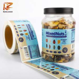 Etiqueta Adhesiva de Vinilo en Rollo, Impresa, Brillante, Colorida, Reutilizable, Ecológica y Personalizada para Envases de Alimentos y Frutos Secos - Product Image 4