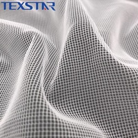 Tissu en maille carrée classique respirant et doux 100 % polyester pour moustiquaire de lit, extérieur, mariage, certifié OEKO-TEX