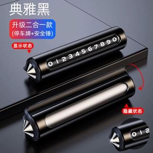 Factory Wholesale USA Mairun Portable Silk Screen Printed Aluminum Alloy <b>Roller</b> Temporary Parking Number Plate Cylinder Safety - Product Image 3