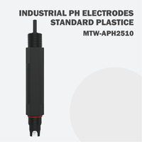 Electrodo de pH Industrial MTW-APH2510 Serie OEM, Rango de pH 0-14, Rango de Temperatura 0-80°C, Tiempo de Respuesta de 30 Segundos para Aguas Residuales