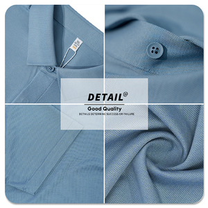 <span class=keywords><strong>Polo</strong></span> de Golf Personalizado con Logotipo, de Alta Calidad, en Seda de Morera, Uniforme Escolar, <span class=keywords><strong>Polo</strong></span> de Algodón Liso, Transpirable y Antiolor - Product Image 4
