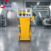 Machine de revêtement électrostatique à double affichage numérique avec pistolets de pulvérisation, système de nettoyage automatique et pulvérisation réglable – Approvisionnement direct usine