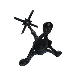 معدنية مستديرة لتناول الطعام أجزاء مخروطية هرمية ترايبود النحاس حامل القهوة قاعدة لطاولة القهوة - Product Image 5