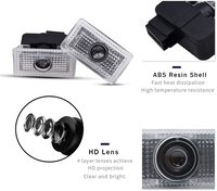 Offre Spéciale expédition rapide modèle général accessoires LED lumières de bienvenue de porte de voiture pour Tesla modèle 3