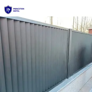 Custom Modern Garden Fence Powder Coated Aluminium Privacy Fence Panels
