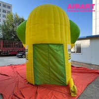 Cabines de limonade gonflables de 4 mètres de haut pour les fêtes sur le thème des enfants, avec des kiosques gonflables sur pied de limonade personnalisés.