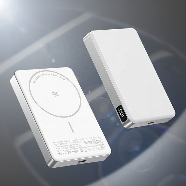 Wholesale PD45W Digital Display Fast Charging 25W Qi2.2 Certified Magnetic 10000mAh Wireless Power Bank