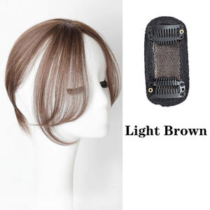 Sintético 3DAir Bangs Hair <span class=keywords><strong>Clip</strong></span>-In Bangs Extension Natural False Bang Topper Hairpiece Invisible - Product Image 4