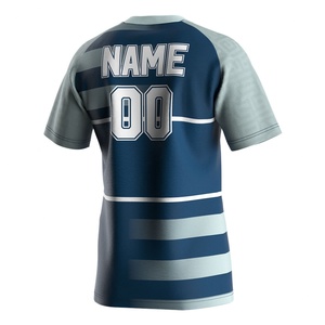 Camiseta Deportiva Sublimada con Estampado de Moda, de Secado Rápido, Cuello en V, Jersey Atlético Personalizado, Camiseta de Rugby para Hombre - Product Image 6