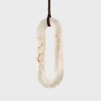 Luminaire suspendu moderne et luxueux en marbre Lustre créatif pour comptoir de bar, salle à manger, chambre à coucher, éclairage de salon, maison et villa