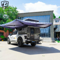 Huntoo – Nouvelle caravane de luxe moderne en aluminium pour pick-up, amovible, pratique et extensible pour les aventures de camping et les campings