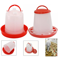 Mangeoires portables pour animaux de basse-cour, abreuvoirs automatiques pour poulets et plateaux d'alimentation pour canards de champ