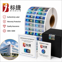 Autocollant holographique de sécurité à numéro de série à gratter, impression personnalisée, étiquette holographique, code QR, vinyle 3D imperméable pour carton