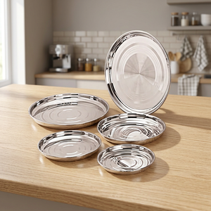 MAXFRESH Commercial Grade Round <b>Tray</b>-Heavy Duty Dishwasher & Microwave Safe Food Contact Safe - Product Image 4