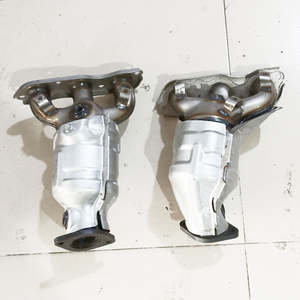 Konverter Katalitik Aliran Tinggi Stainless Steel S409 untuk Mitsubishi Outlander XL 2006 - 2013 <span class=keywords><strong>3</strong></span>.0 6B31 Kiri dan Kanan - Product Image 4