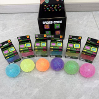Balles anti-stress texturées et moelleuses, jouets sensoriels en gel à mémoire de forme, doux comme de la soie, pour soulager l'anxiété et la fidget