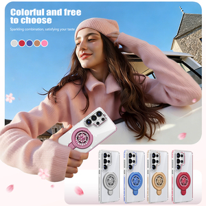 Étui de téléphone de luxe, nouveau, avec paillettes et diamants incrustés, antichoc, pour Samsung S26 Ultra S25 S24 S23 Ultra, avec support rotatif à 360 degrés - Product Image 4