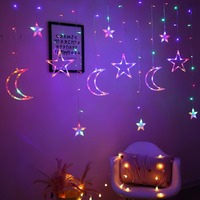 Guirlande lumineuse LED pour le Nouvel An, rideau lumineux LED étoilé, fournisseur certifié de lumières de Noël