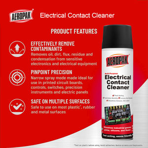 Spray aérosol de <span class=keywords><strong>nettoyant</strong></span> pour contacts électroniques ininflammable AEROPAK Specialist - Product Image 5