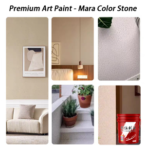 <span class=keywords><strong>Pintura</strong></span> de <span class=keywords><strong>Piedra</strong></span> Mala Color para Aplicación con Brocha en Paredes y Suelos Interiores/Exteriores, Arte Integrado de Arena, Diamante, Mina, Roca - Product Image 3