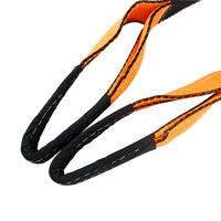 Sangle de remorquage robuste orange en polyester pour camion, motif plat sans fin, outil AC Schnitzer X6 E71 SUV (08-14)