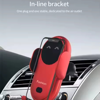 Support de chargeur de voiture sans fil intelligent S11 à induction infrarouge automatique pour téléphone portable
