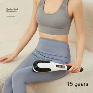 Martillo de palo de masaje corporal de mano de delfín recargable de etiqueta privada infrarrojo rojo para aplicación en la cabeza - Product Image 6