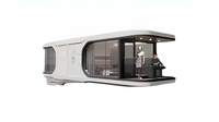 Vente en gros de petites maisons modulaires en acier préfabriquées écologiques Mini Carport Hotel Shipping Containers Panneaux sandwich de Chine