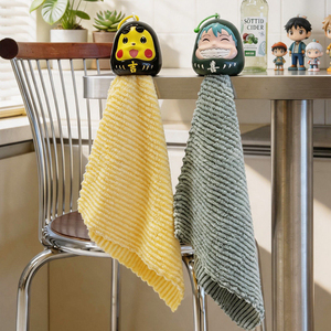 <span class=keywords><strong>Toalla</strong></span> de Mano Colgante con Diseño de Dibujos Animados, <span class=keywords><strong>Toalla</strong></span> Absorbente para Lavado de Cara, Baño y Uso Doméstico para Niños - Product Image 1