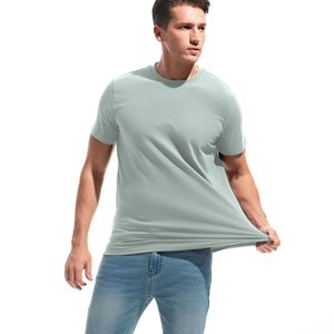 T-shirts pour hommes décontractés et élégants à coupe classique - Tissu tricoté de qualité supérieure, design imprimé, anti-rides et respirant, doux et confortable - Product Image 2
