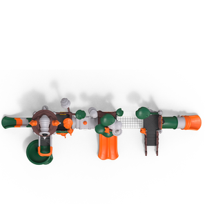 Mới nhất kim loại trẻ em thiết bị giải trí ngoài trời tháp hình dạng kết hợp trượt nhựa - Product Image 6