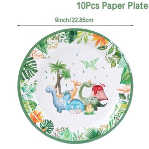 En Stock Fête D'<span class=keywords><strong>anniversaire</strong></span> Dinosaure Vaisselle Gobelets En Papier Assiettes Pour Enfants Garçon Roar Décorations De Fête D'<span class=keywords><strong>anniversaire</strong></span> Fournitures - Product Image 3