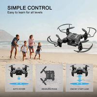 Avion RC pliable 4DRC V2 avec caméra WiFi, maintien d'altitude, mini avion acrobatique, jouets volants d'intérieur, drone télécommandé
