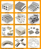 Aimants ronds en néodyme de haute performance de différentes tailles personnalisées, 52n, 10x5, 30x15, aimants cylindriques permanents
