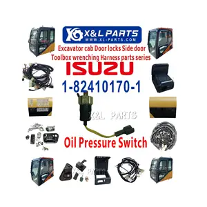 Peças para máquinas de construção X&L 1-82410170-1 1824101701 Sensor do interruptor de pressão do óleo para motor diesel ISUZU 6WG1 6BG1 4BG1
