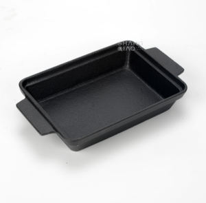 Plateau rectangulaire de surface sans revêtement <span class=keywords><strong>Mini</strong></span> <span class=keywords><strong>plat</strong></span> de cuisson Plats de cuisson en fonte - Product Image 1
