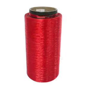 Rote 200-3000D Garne Fdy 100% Filament Aa Grade Polyester Garn Für Fahrzeug innen kissen