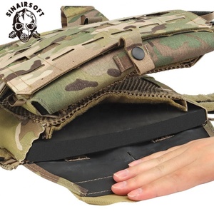 Modular Lightweight Tactical SPC Vest SD Plate <b>Carrier</b> Laser Cut MOLLE Camo Nylon Polyester Personal Defense Equipment for - Product Image 6