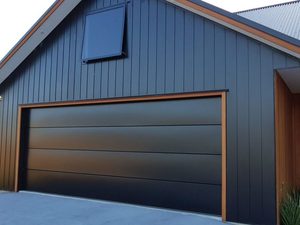 Automatische Garagentore Dämmung Sandwichpaneele Schwarz Sektionaltor Roll Tor - Product Image 2