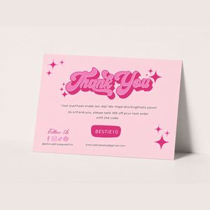 Custom Design High Quality Logo Design Print Matte Saying Business <b>Cards</b> Cardboard Material Screen Printing for Small Business - Product Image 1