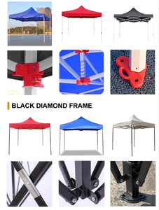<span class=keywords><strong>Toldo</strong></span> Plegable Impermeable de Hierro Resistente en Rojo, Azul, Blanco y Verde, 3x3, para Exteriores y Ferias Comerciales - Product Image 5