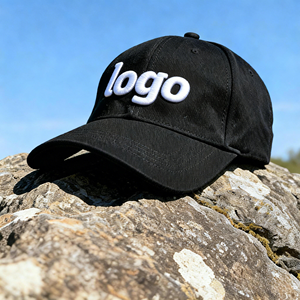 6-panel Solid Color Pure Cotton Baseball Cap Customized LOGO High-quality Sports Cap Customized Advertising Cap Embroidered LOGO - Product Image 1