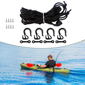 Storage <b>Bag</b> Rectangle Hook Type Heavy Duty Fabric <b>Net</b> For Kayak Paddle Board Surfboard Travel Outdoor Storage - Product Image 4
