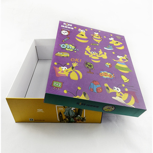 Custom Colorful Cute Printing Cardboard Paper Gift Lid and Base Boxes - Product Image 1