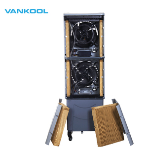 Ventilador de pie inteligente para suelo, panel LED, refrigeración por agua, ventilador eléctrico de Brasil, ventilador enfriador de aire portátil, aire acondicionado de agua - Product Image 6
