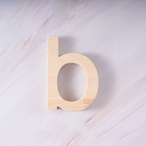 Letras de Madera sin Terminar del Alfabeto con Números del 0 al 9 y Símbolos, Piezas de Madera para Letras, para Decoración de Paredes del Hogar - Product Image 6