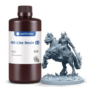 Anycubic Abs-Like <b>Resin</b> 3.0 Gray 1kg For 3D Printing High Precision Moulding - Product Image 1