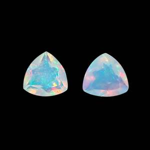 Cristal de Ópalo Etíope Natural Yashee, Corte Trillón de 7x7 mm, Gema Suelta para Joyería - Product Image 3