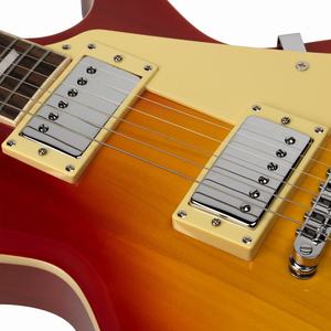 กีตาร์ Les Style 6 สาย HH Humbucker Pickups ฮาร์ดแวร์สีทอง ตัวกีตาร์แบบ Solid Body สำหรับดนตรีร็อค ขายส่งจากโรงงาน - Product Image 3